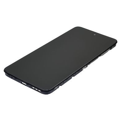 Дисплей Motorola G22 з сенсором та корпусною рамкою у зборі High Quality Black
