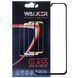 Захисне скло Samsung Galaxy A01 Повний клей / Full Glue Black WALKER