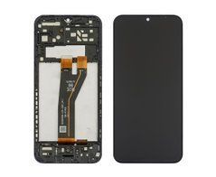 Дисплей Samsung Galaxy A14 (A145F) с сенсором и корпусной рамкой в сборе High Quality Black