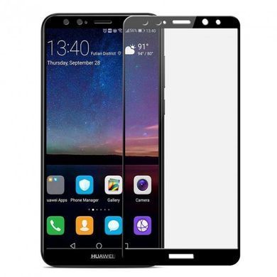 Защитное стекло Huawei Mate 10 Lite Полный клей / Full Glue Black WALKER