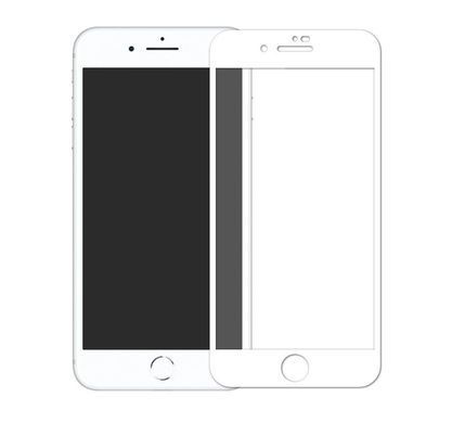 Захисне скло iPhone 7 Повний клей / Full Glue White