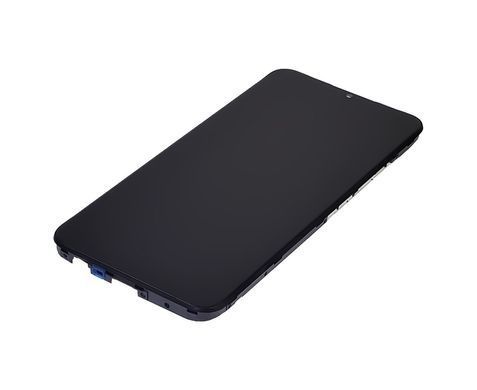 Дисплей Realme C21Y з сенсором та корпусною рамкою у зборі High Quality Black