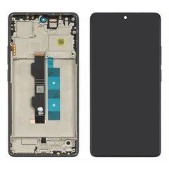 Дисплей Xiaomi Redmi Note 13 Pro (4G) з сенсором та корпусною рамкою у зборі High Quality Black Oled