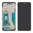 Дисплей Motorola G73 (5G) з сенсором та корпусною рамкою у зборі High Quality Black