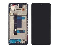 Дисплей Xiaomi Redmi Note 12 Pro (5G) з сенсором та корпусною рамкою у зборі High Quality Black OLED