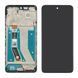 Дисплей Motorola G73 (5G) з сенсором та корпусною рамкою у зборі High Quality Black