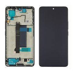 Дисплей Xiaomi Redmi Note 13 Pro (5G) з сенсором та корпусною рамкою у зборі High Quality Black Oled