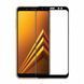 Захисне скло Samsung Galaxy A8 Plus 2018 Повний клей / Full Glue Black