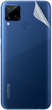 Защитная гидрогелевая пленка на заднюю панель для Realme C15 HD Глянцевая