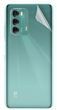 Защитная гидрогелевая пленка на заднюю панель для ZTE Blade V40 HD Глянцевая