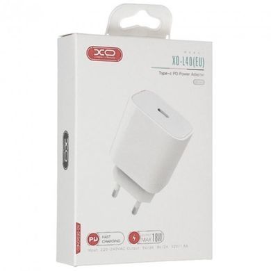 Адаптер швидкої зарядки XO L40 (3A / 18W)