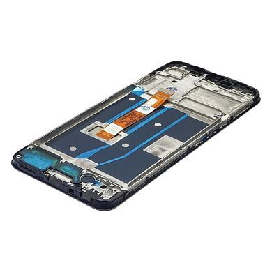 Дисплей Oppo A16 с сенсором и корпусной рамкой в сборе High Quality Black