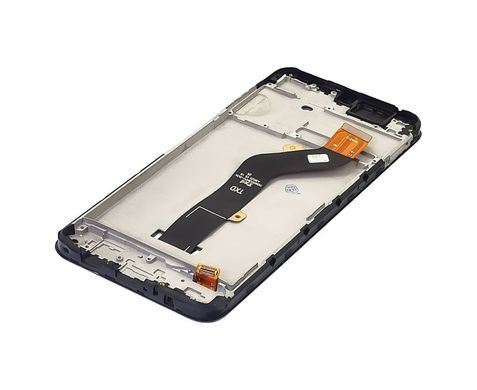 Дисплей TECNO Spark 7/ 7 Go (KF6n/KF6M) з сенсором та корпусною рамкою у зборі High Quality Black