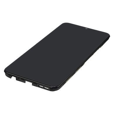 Дисплей Vivo Y15S с сенсором и корпусной рамкой в сборе High Quality Black