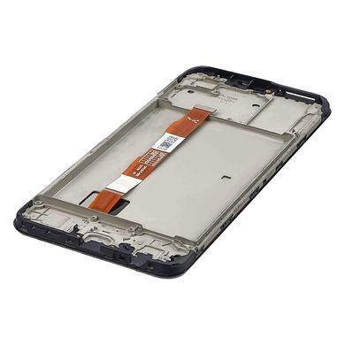 Дисплей Vivo Y15S с сенсором и корпусной рамкой в сборе High Quality Black