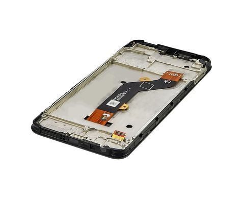 Дисплей TECNO Spark 8C (KG5K) с сенсором и корпусной рамкой в сборе High Quality Black