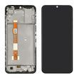Дисплей Vivo Y33S  з сенсором та корпусною рамкою у зборі High Quality Black