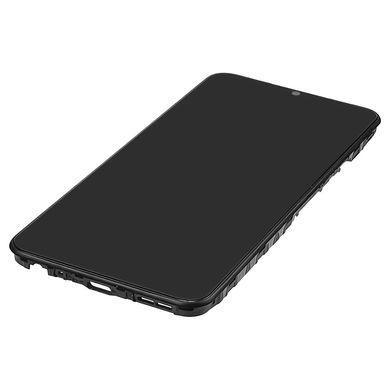 Дисплей Vivo Y33S  з сенсором та корпусною рамкою у зборі High Quality Black