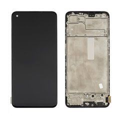 Дисплей Oppo A74 (4G) с сенсором и корпусной рамкой в сборе High Quality Black
