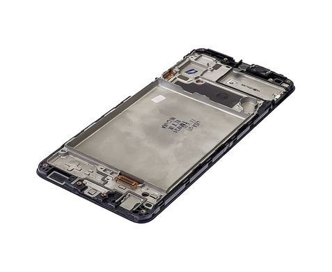Дисплей Samsung A225/A22 (2021) з сенсором і корпусною рамкою у зборі High Quality Black OLED