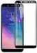 Защитное стекло Samsung Galaxy A6 Plus 2018 Полный клей / Full Glue Black