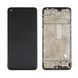 Дисплей Oppo A74 (4G) з сенсором та корпусною рамкою у зборі High Quality Black