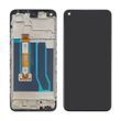 Дисплей Oppo A76 с сенсором и корпусной рамкой в сборе High Quality Black