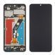 Дисплей ZTE Blade A54 с сенсором и корпусной рамкой в сборе High Quality Black
