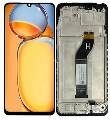 Дисплей Xiaomi Redmi 13C з сенсором та корпусною рамкою у зборі High Quality Black