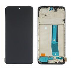 Дисплей Xiaomi Redmi Note 12S з сенсором та корпусною рамкою у зборі High Quality Black Oled