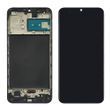 Дисплей Samsung Galaxy M30 (M305) с сенсором и корпусной рамкой в сборе High Quality Black OLED